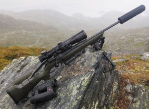 карабин Merkel RX.Helix Alpinist с оптикой Leica Magnus, биноклем Leica Geovid и патронами RWS Speed Tip Pro на высоте 1100 м