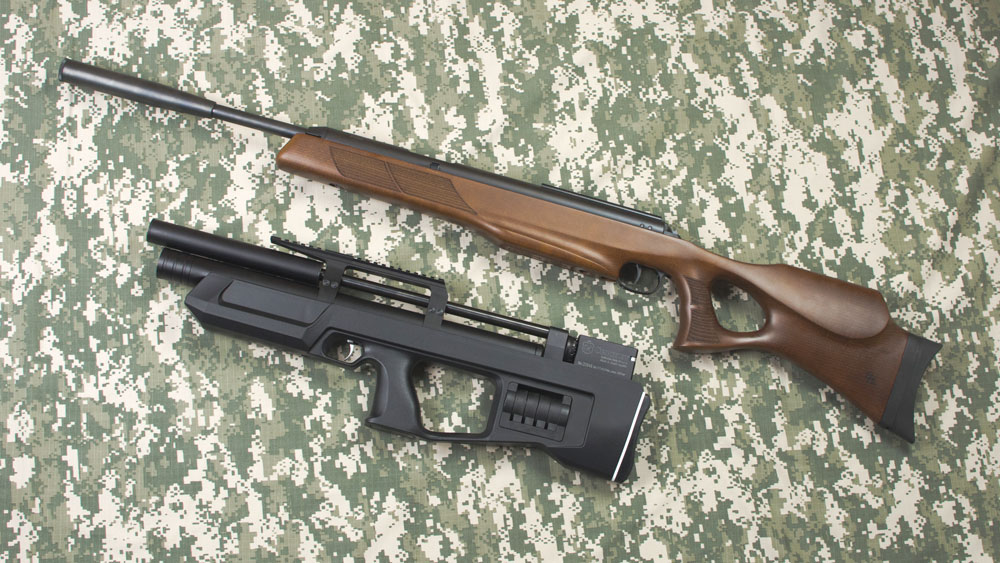 Пневматическая винтовка (PCP) ZBROIA Козак 550/220 (кал. 4,5 мм, коричневый) LWW