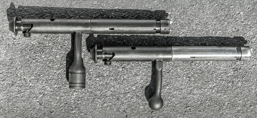 Затворы винтовок слегка отличаются оформлением. У затвора Mark II FV-SR увеличена рукоятка