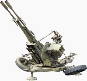  23-мм зенитная установка ЗУ-23-2 обр. 1960 г.